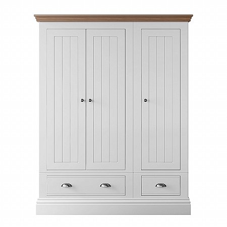 Hill And Hunter - New England 3 Door and Drawer Robe