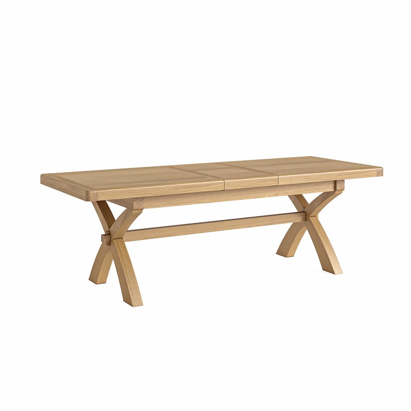 Corndell - Normandy Cross Leg Ext Dining Table