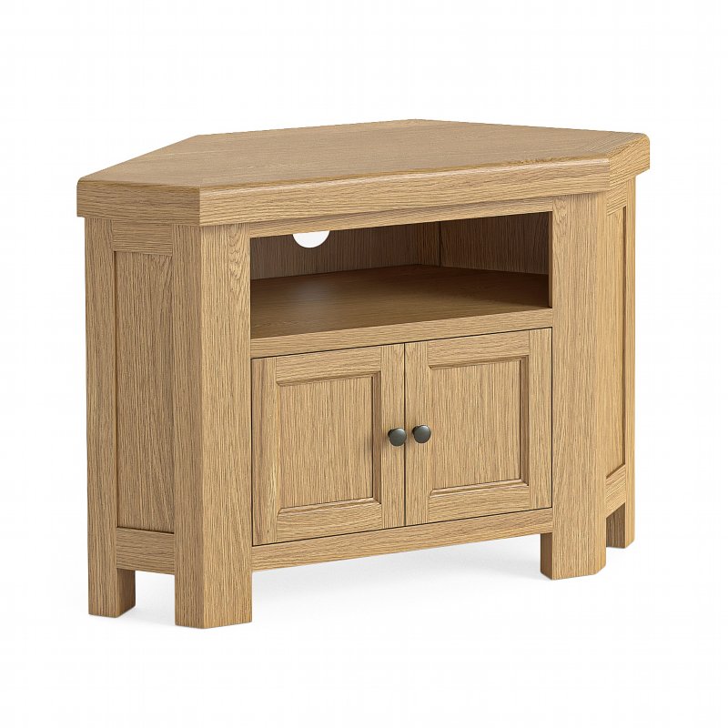 Corndell - Normandy Corner TV Unit with 2 Doors