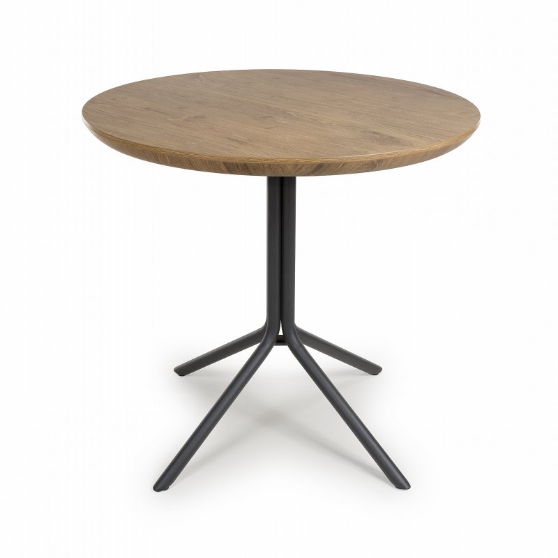 Furniture Link - Boston Round Dining Table in Rustic Oak